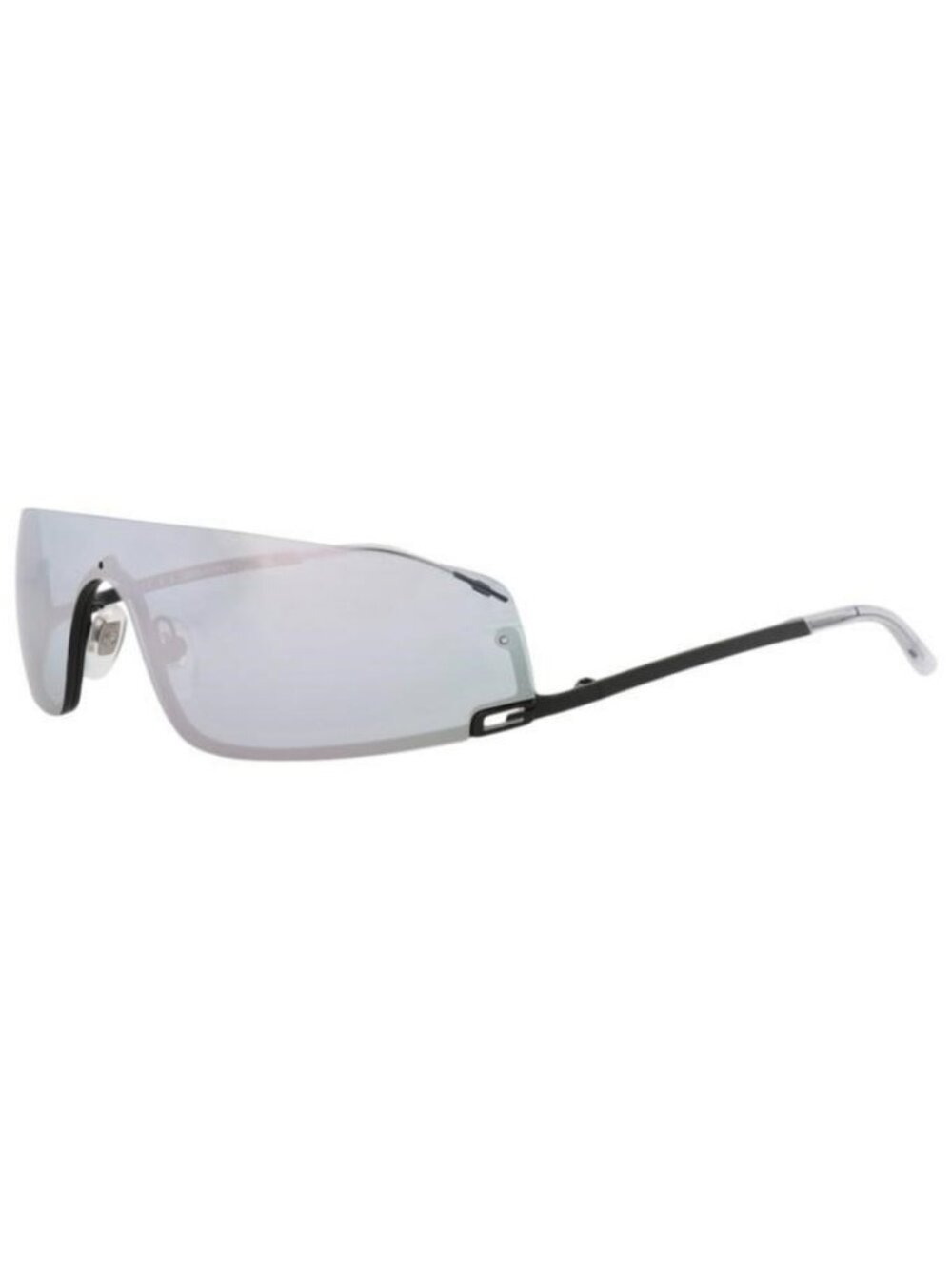 New Gucci Unisex Shield/Wrap Black Black Grey Fashion Designer Sunglasses